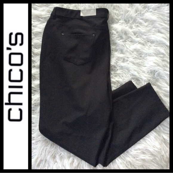 NWT Chico’s Tech Stretch Slim Ankle Pants - Picture 5 of 7